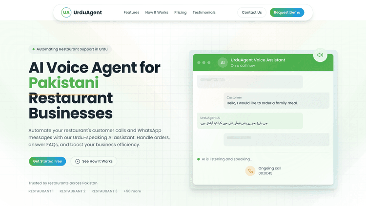 AI-Powered Restaurant Agent